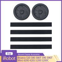 ล้อยางผิวสำหรับ IRobot ava 320 380 380ครั้ง390 390ครั้งมิ้นท์4200 5200 5200C หุ่นยนต์เครื่องดูดฝุ่นอุปกรณ์ทดแทนชิ้นส่วน