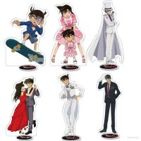 HOT!!!▦♕✱ pdh711 Cute Detective Conan Figure Anime Acrylic Model Toys Plate Holder Ran Kudo Shinichi Home Decor Collection Ornament Gift