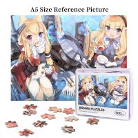 Queen Elizabeth (Azur Lane) Wooden Jigsaw Puzzle 500 Pieces Educational Toy Painting Art Decor Decompression toys 500pcs