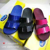 (1F-B316) Scholl รองเท้าสกอลล์ผู้หญิง รุ่น Biom Penny ไบโอเพนนี่ รหัส 1F-B316 สีดำ ชมพู น้ำเงิน