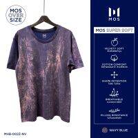 เสื้อยืดคอกลมฟอกเซอร์ ACID WASH ผ้านุ่ม ใส่บาย ไม่ร้อน / Oversized t-shirts MHB-002Z มีสี เลือดหมู กรมมิดไนท์ กรม ฟ้าเทอร์คอยซ์