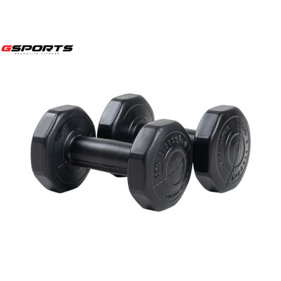 GSports ดัมเบลพลาสติกสีดำ 1 kg แพ็คคู่ Dumbbell Black 1 kg x 2