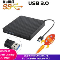 USB 3.0 External DVD Burner Writer Recorder DVD RW Optical Drive CDDVD ROM Player MAC OS Windows XP7810 ABS Plastic Material