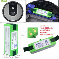 Paraclete【ส่งจากกรุงเทพ】แบตเตอรี่ Li-on 14.4v 5200mAh battery สำหรับ iRobot Roomba 500 510 530 531 532 533 535 536 540 545 550 552 560 562 565 570 580 581 585 595 600 610 620 625 630 650 660 700 760 770 780 790 800 870 880 R3