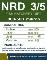 NRD 3/5ป้อนอาหารปลาหางนกยูง Hickey Moldetra เชฟ Louhan Burayak 15gr