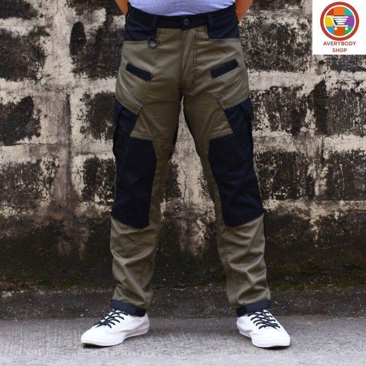 Men Tactical Pants Good Quality Cargo Pants 19 pockets Mountaineer Police Military Fatigue and