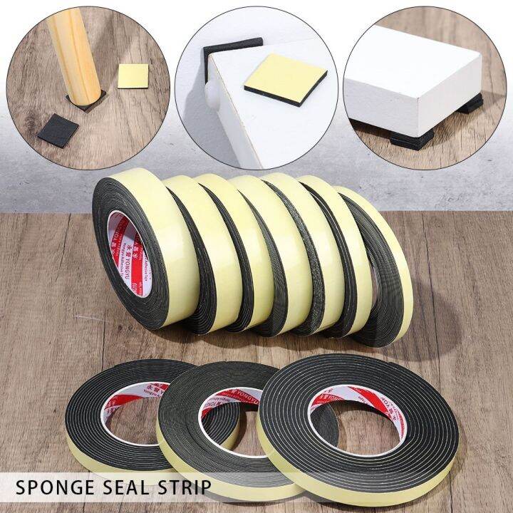 sound-insulation-window-door-hardware-weather-stripping-seal-strip-foam-sponge-rubber-strip-tape-single-sided-adhesive