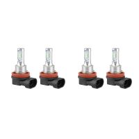 4X Super Bright H8 H9 H11 LED Headlight Bulb Kit HIGH/LOW Beam Light 8000LM 8000K Ice Blue 80W