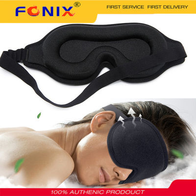 FONIX 3D Memory Foam Sleep Eye Mask, 100% Blackout Sleep Mask สำหรับผู้หญิงผู้ชาย,Soft & Comfortable Sleeping Mask สำหรับ Light Blocking Eye Mask สำหรับ Sleeping