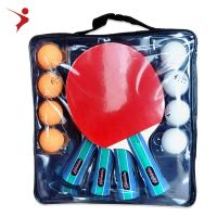 [COD] Cross-border hot-selling tennis racket set 4 shots 8 balls horizontal shot pen-hold can change