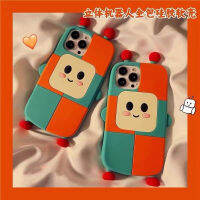 เคสศัพท์หุ่นยนต์น่ารัก for แอปเปิ้ล 121314Promax เคสศัพท์มือถือซิลิโคนเคสป้องกันแบบนิ่ม