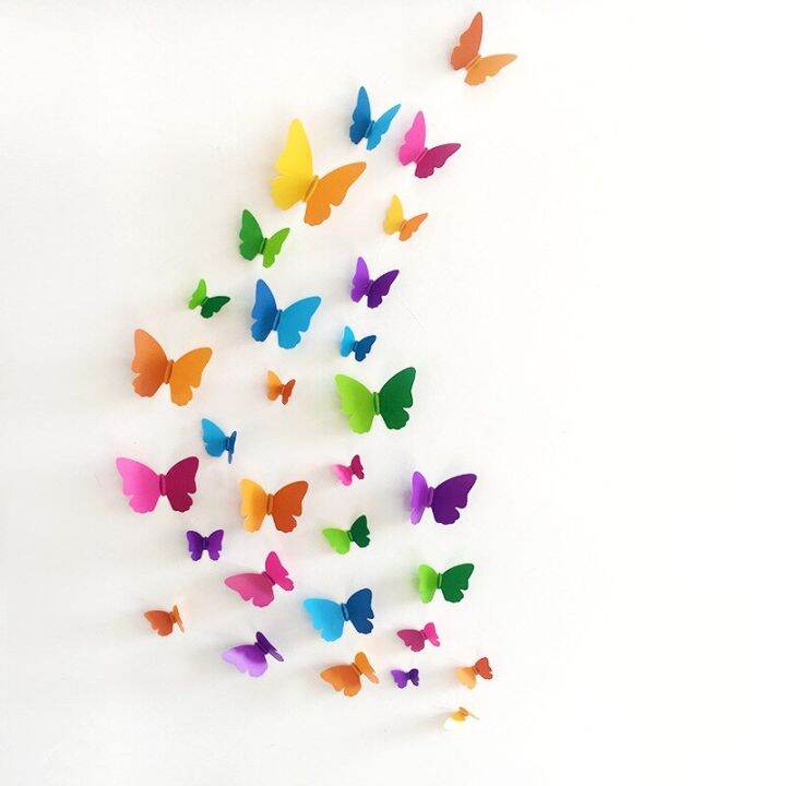 new-3d-art-butterfly-wall-stickers-diy-party-christmas-decoration-stickers-wall-decals-for-kids-rooms-for-wedding-decoration