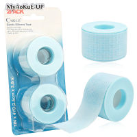 2pcs Adhesive Tape for extension eyelash Under eye Patch pad Blue breathable Microporous Non woven Cloth Lashes Grafting tool