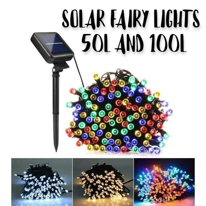 SOLAR FAIRY LIGHT 50 TO 100 LED LIGHTS WATERPROOF LED STRING LIHT FOR ANY EVENT DECORATIVE