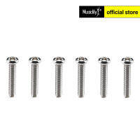 สกรูหัวสแตนเลส M3X16mm สำหรับเบสบริดจ์กีต้าร์ไฟฟ้านำเข้าสีเดิม (ชุด6ชิ้น)