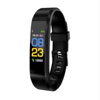 ◄☌♟ 115plus Smart Band Waterproof Blood Pressure Color OLED display Smart Bracelet Band Wristband Fitness Tracker Heart Rate Monitor