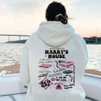 ยินดีต้อนรับสู่ Harry S House Hoodie HS Love On Tour Hooded Sweatshrit ผู้หญิง Y2K Aesthetic Pullover TPWK Kawaii Aesthetic Hoodies