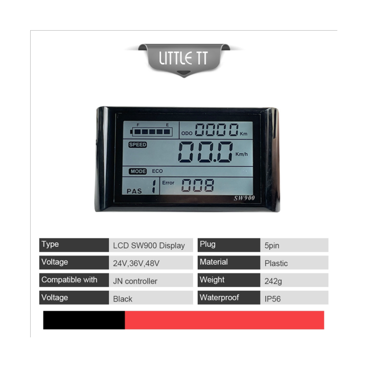 ebike-sw900-electric-bicycle-speed-meter-sm-plug-record-instrument-control-setting-24-72v
