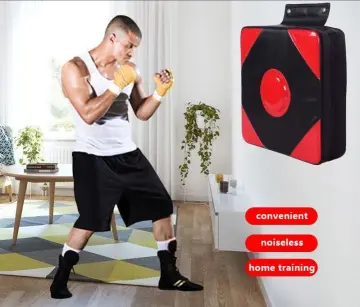 New 2023 40cm Punch Leather Wall Boxing Pad Target Training Sandbag Fighter  Martial Arts Boxing Bag Fitness Taekwondo Training Equipment