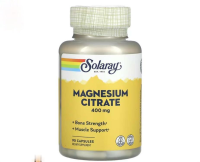 Solaray Magnesium Citrate ) 400 mg, 90 Capsules