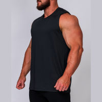 （Ready Stock）? Muscle Fitness Male Brothers Summer New Sports Running Exercise Light Plate Logo-Free Quick-Drying Mesh Vest For YY