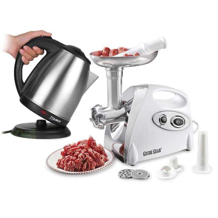 2800W Electric Meat Grinder Kitchen Steel Sausage Filler Mincer