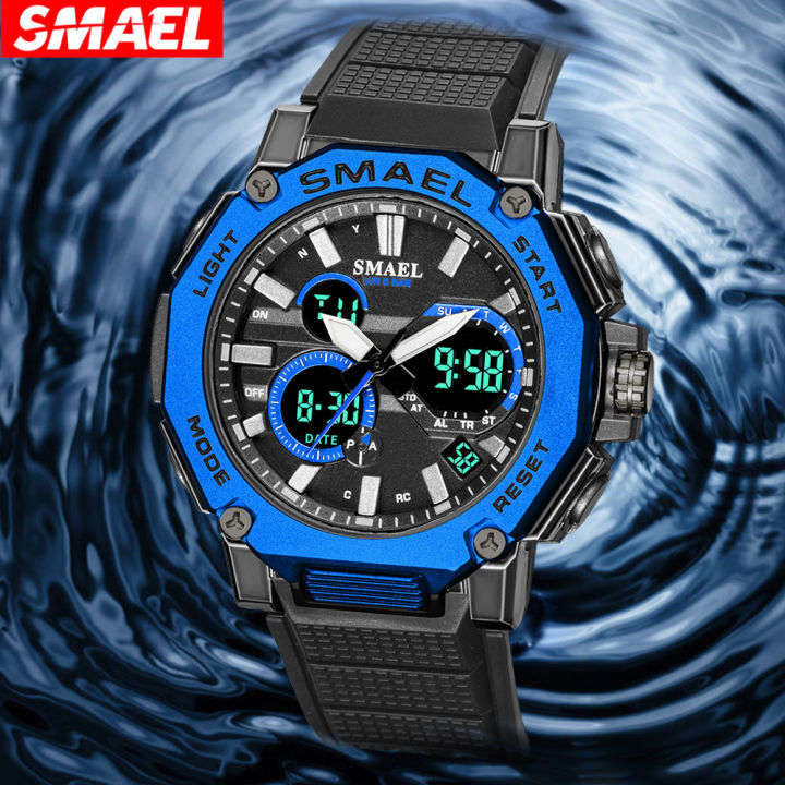 SMAEL Top Brand Sports Men s Watches 8047 Creative LED Digital