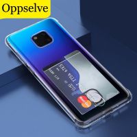 BGF Transparent Soft Card Holder P20 P30 Mate 30 20 10 Color Credit Slot Back Cover