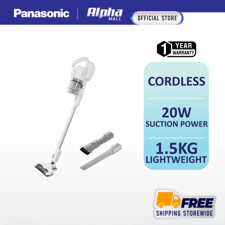 PANASONIC MCSBV01 CORDLESS STICK VACUUM CLEANER MCSBV01W147 Lightweight 1.5kg Portable