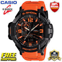 G-Shock GA1000 ของแท้ผู้ชายกีฬานาฬิกาเซ็นเซอร์คู่เคลื่อนไหวกลางแจ้งกันกระแทกกันน้ำโคลนอัตโนมัติยกไฟรับประกันสี่ปี GA-1000-4A