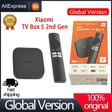 In stock Global Version Xiaomi Mi TV Box S 2nd Gen 4K Ultra HD BT5.2 2GB  8GB Google TV Google Assistant Smart TV Box - AliExpress