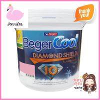 สีน้ำทาภายนอก BEGER Cool DiamondShield 10 BASE B กึ่งเงา 2.5 แกลลอนWATER-BASED EXTERIOR PAINT BEGER COOL DIAMONDSHIELD 10 BASE B SEMI-GLOSS 2.5GAL **สามารถออกใบกำกับภาษีได้ค่ะ**