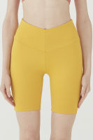 Girlsnation Tulum Biker Shorts in Yellow กางเกงขาสั้นทรง Biker รุ่น Tulum สีเหลือง