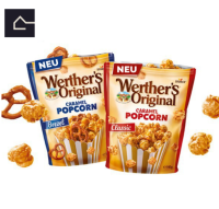 Popcorn Caramel Werther’s Original (ป๊อบคอร์นคาราเมล) 140 กรัม(g.) 10/23-03/24