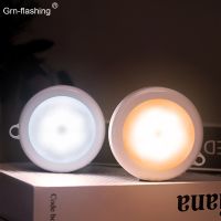 ♈﹊ AAA Battery Powered Night Light PIR Motion Sensor LED Lights Magnet Double Tape Wall Lamp for Bedroom Cabinet Corridor Stairs