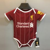 Most popular Newest 19/20 Liverpool Home Red football jersey baby Kids football soccer jersey One-piece Romper