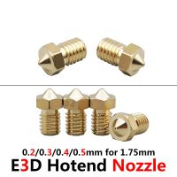 【✅】 bdshopbz 0.2/0.3/0.4/0.5มม. ทองเหลือง Hotend เครื่องพิมพ์ V5 V6 Hotend หัวฉีดแม่นยำ4ชิ้นหัวฉีดสำหรับ3D E3D 1.75มม. High-J