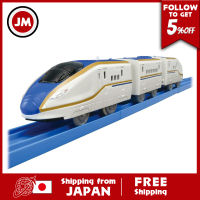 Takara Tomy Plarail ES 04ชุด E7 Shinkansen รถไฟฟ้าของเล่นผ่านมาตรฐานความปลอดภัยของเล่นรับรองเครื่องหมาย ST TAKARA TOMY