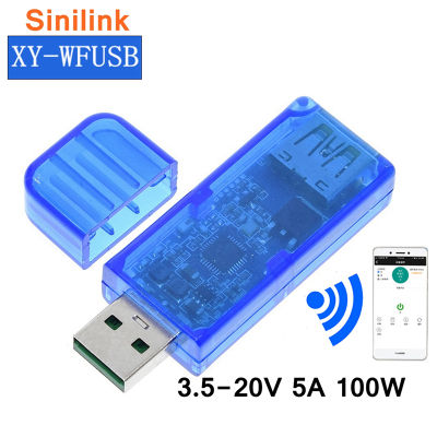 Sinilink รีโมทคอนโทรล WIFI-USB โทรศัพท์มือถือ,รีโมทคอนโทรล3.5-20V 5A 100W แอปโทรศัพท์มือถือ XY-WFUSB สมาร์ทโฮม