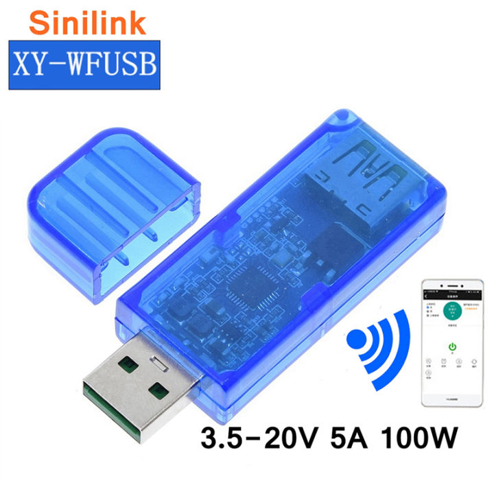 sinilink-รีโมทคอนโทรล-wifi-usb-โทรศัพท์มือถือ-รีโมทคอนโทรล3-5-20v-5a-100w-แอปโทรศัพท์มือถือ-xy-wfusb-สมาร์ทโฮม