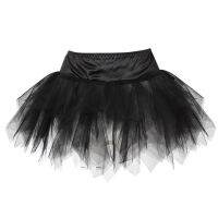 【CC】卍  Pleated Skirt Showgirl Mesh Tulle Tutu Skirts Match Corset Size S-6XL