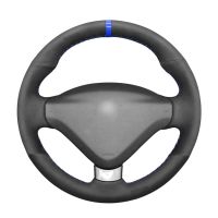 Hand-stitched Black Suede Steering Wheel Cover for Peugeot 207 CC 2012 2013-2014 Steering Wheels Accessories