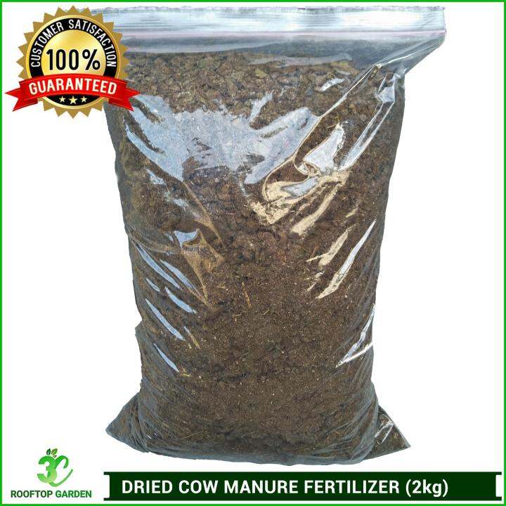 Premium Dried Cow Manure Organic Fertilizer (2kg) Lazada PH