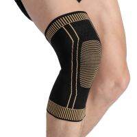 Delkeli 1PC Knitted Knee Support Sleeve Anti Slip Knee Brace Pad For Patella Kneecap Meniscus Protection Knee Pain Joint Relief