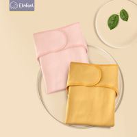 Elinfant 1PCS Breathable Cotton Prefold Diaper Solid Color One Size Washable Reusable Baby Cloth Diaper