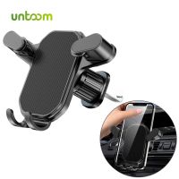 Untoom Gravity Car Phone Holder Mobile Phone Stand GPS Support Car Air Vent Mount for iPhone 13 12 11 Pro Max Xr Xiaomi Samsung Car Mounts