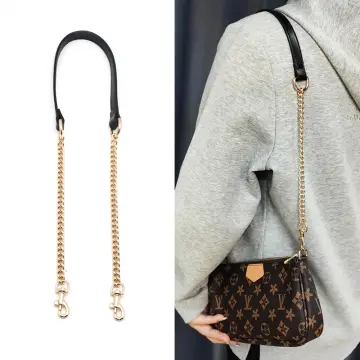 Generic DIY Lady Shoulder Bag Chains Replacement Gold Purse Handle