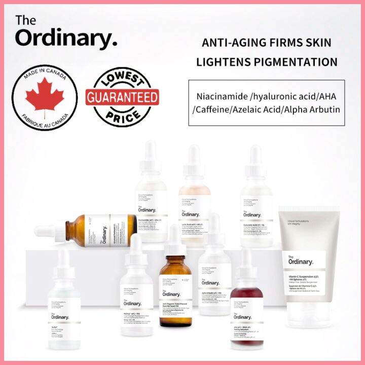 Niacinamide 10 Zinc 1 serum /AHA BHA/Azelaic acid/The Ordinary/Alpha