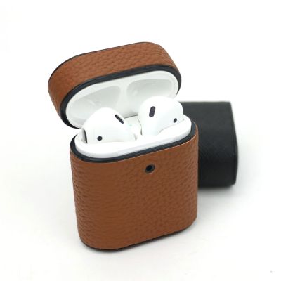 Customized Leather Case For Airpods Case Leather Earphones Protective Headphone Cover For Apple Air Pods 2 Pro Case