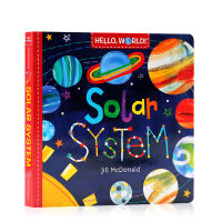 Hello world solar system baby English Enlightenment paperboard Book Universal popular science picture story book interesting parent-child reading Jill McDonald